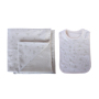 Super soft muslin bandana bibs set  newborn organic cotton baby blanket set