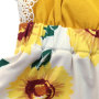Popular Kids Clothing Sunflower Baby Girl Clothes Floral Jumpsuit