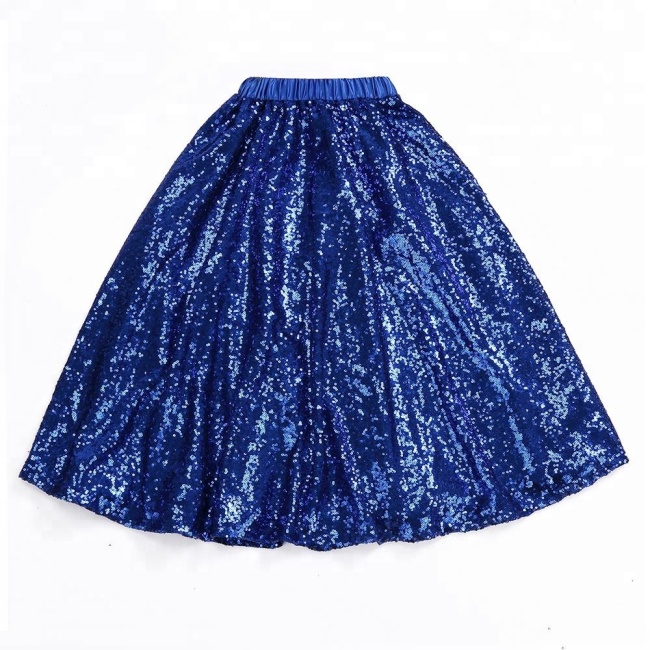 Summer shiny girl kids clothes sequin skirt wholesale children's boutique clothing