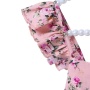 Floral Kids Girls Birthday Party Backless Tulle Tutu Dress
