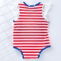 wholesale USA 4th of July cotton toddler clothing set stock