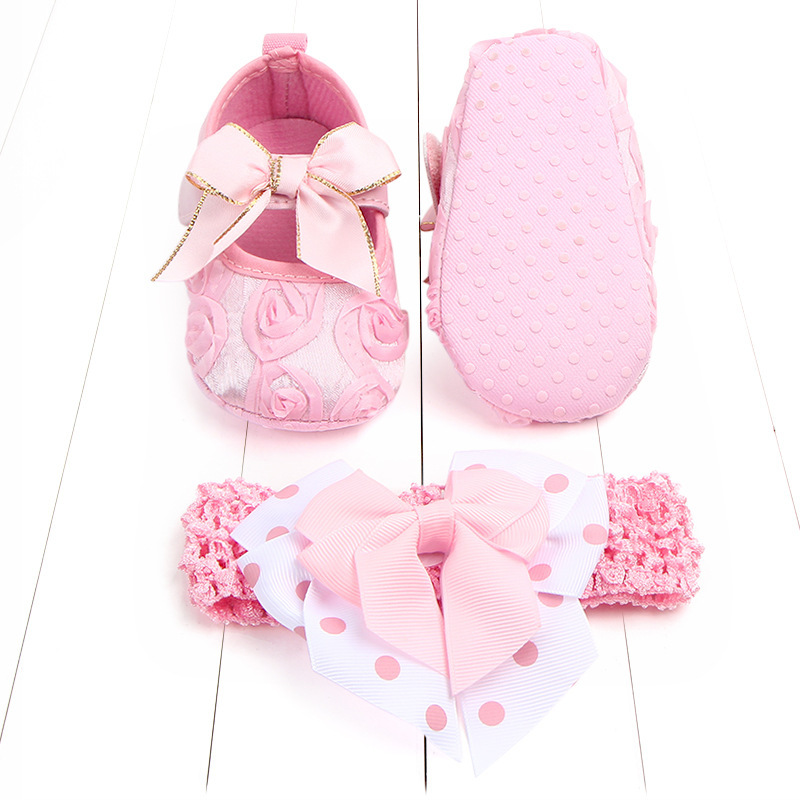 Promotional Casual Wear Beautiful Baby Newborn Girls Shoes for Sale