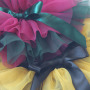 Wholesale purple gauze gradient layered two piece baby girls cotton short