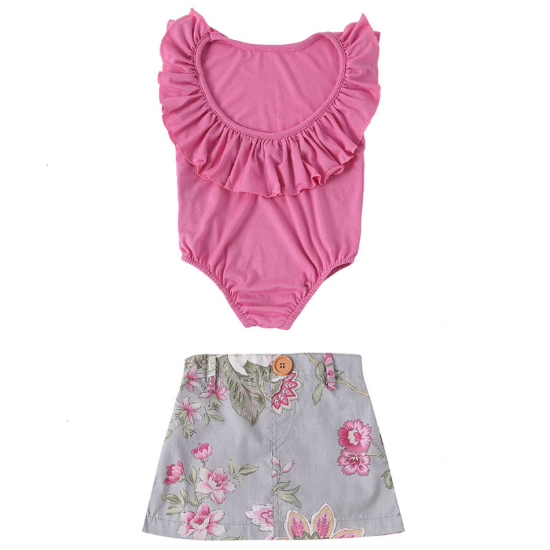 Latest Design Children Leotard With Skirts Set For Girls 
