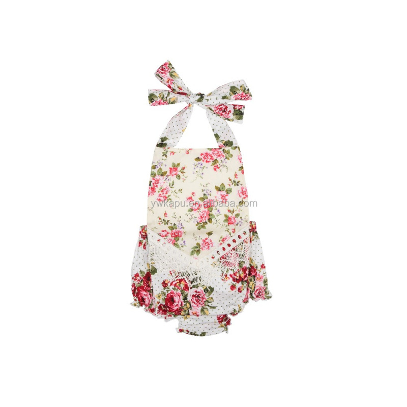 Fashion new 2018 high-quality low-cost wholesale boutique little girl bubble romper