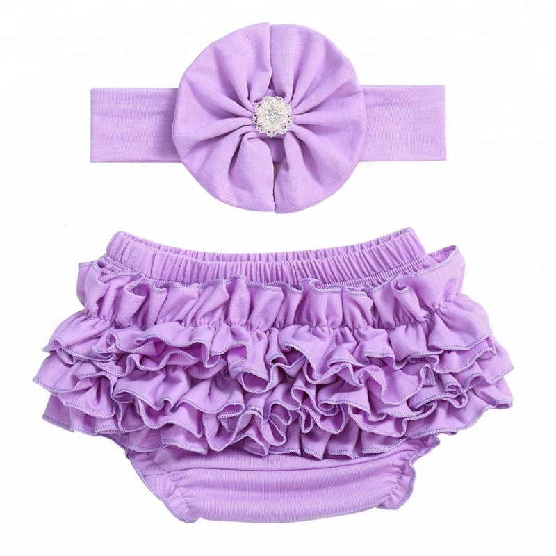 New Cotton Ruffle Bum Baby Bloomers kids bloomer made in china