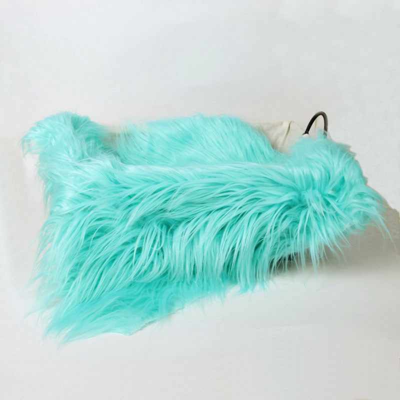 INS Hot Newborn Baby Long Shag Faux Fur photography props Posing pad  blankets