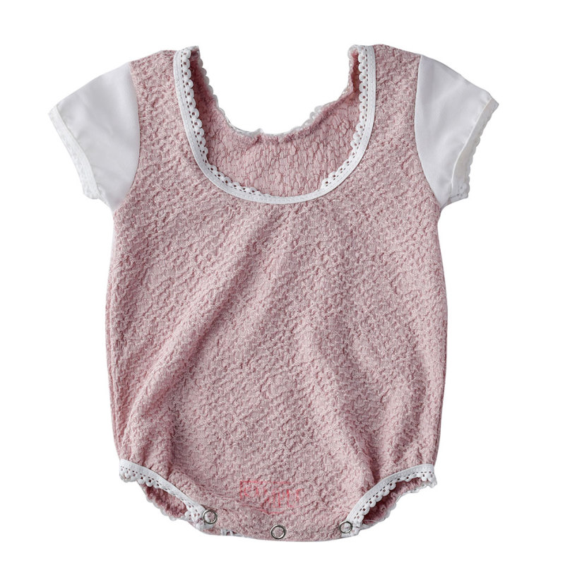 boutique newborn baby girl cute bodysuit petti short sleeve romper