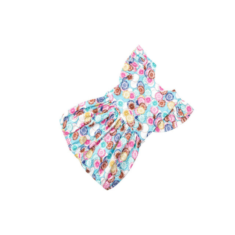 Newborn baby girl floral clothes cute butterfly  flutter sleeve baby girl jumpsuits
