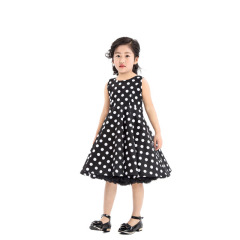 1950s Girl Costume Vintage Polka Dots Dresses For Rockabilly Party