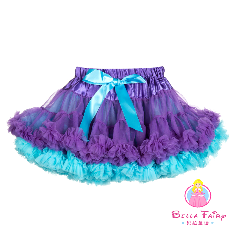 Hot sale mix color summer cheap skirt baby tutu fluffy tutu skirt for girls