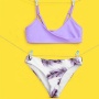 USA two piece swimsuits floral teen bikini swimwear girls