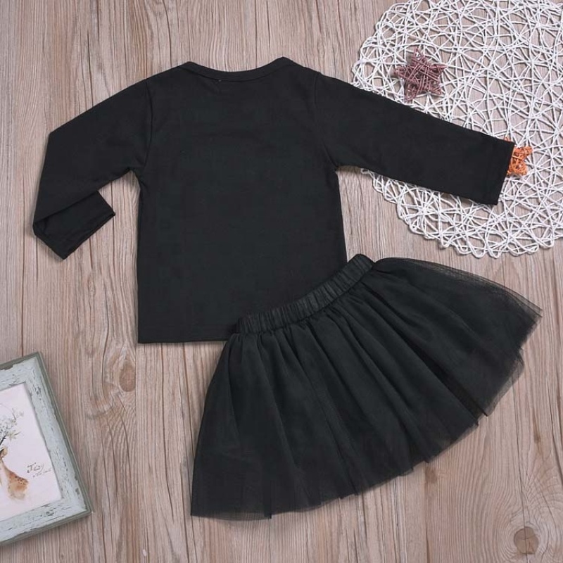 2021 fall infant halloween costumes black dress baby boutique clothing