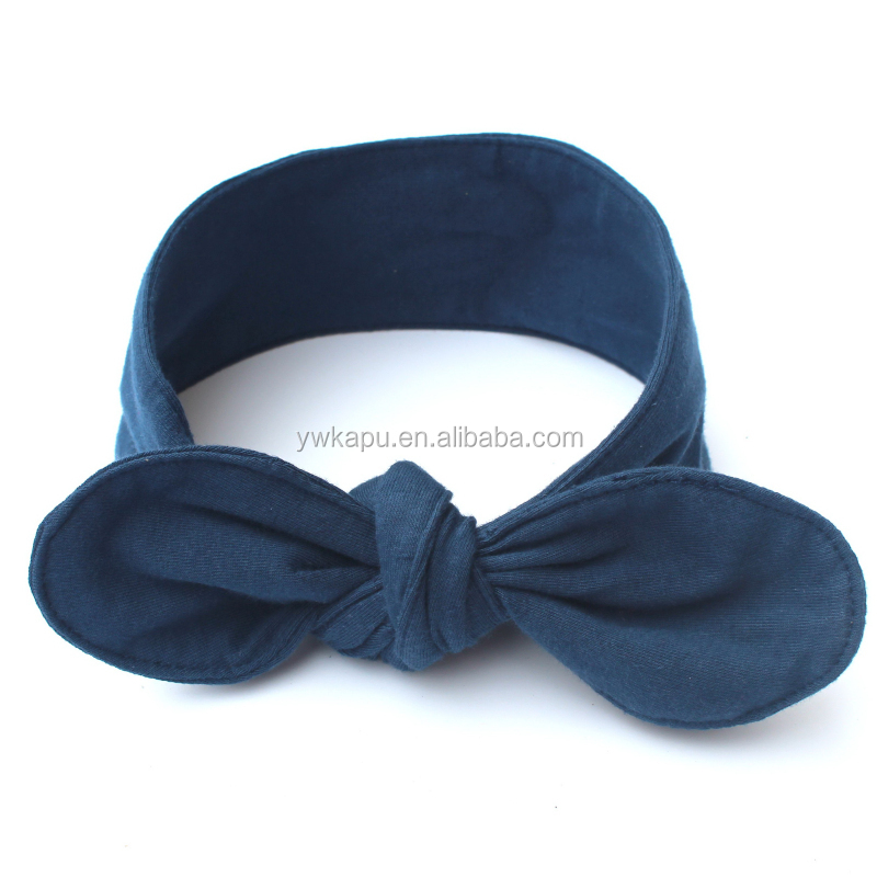 lovely cute plush rabbit ear hair bands,polka dot kids headband,baby headband made in china