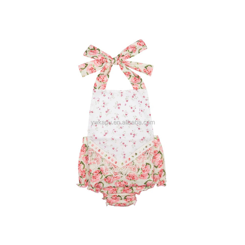 Fashion new 2018 high-quality low-cost wholesale boutique little girl bubble romper