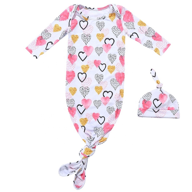 Hot Red Baby Girls One-piece Pajama and Slumber Wear Sets