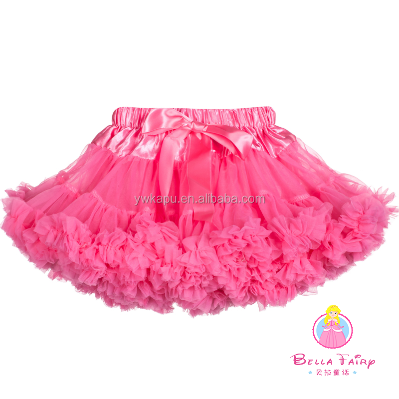 Wholesale Baby Girls Chiffon Fluffy Pettiskirts Ballet Dance Wear Pettiskirt