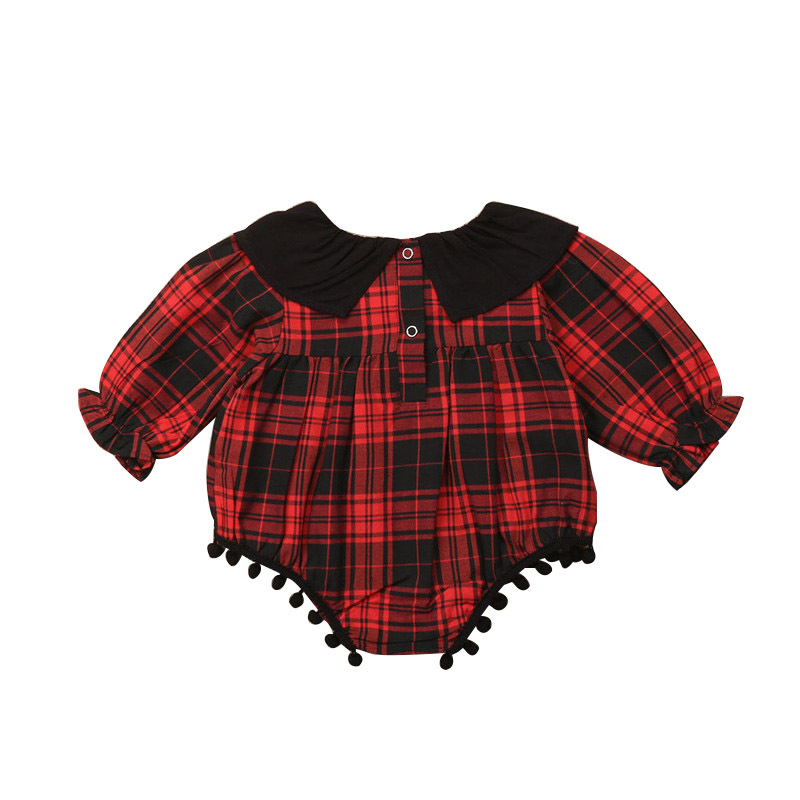 Wholesale Nice Infant Toddler Girls Clothing Baby Floral Ruffle Rompers Full Flower Crown Printed Bodysuit For Thanksgiving