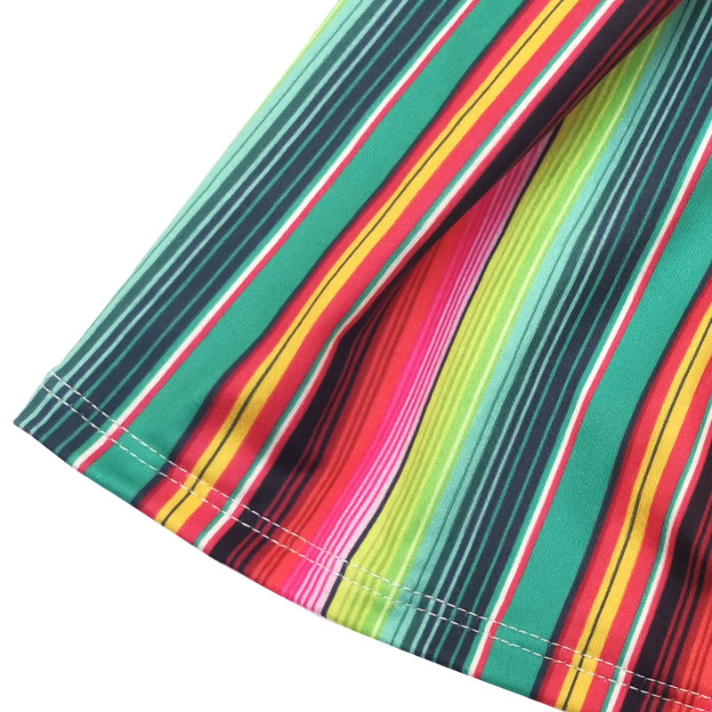 Factory Sale Children Stripe Girl Sleeveless Dresses For Summer 