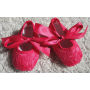 2019 Wholesale High Quality  Flower Baby Girl Shoes l Lace Shoes Toddler Soft Bottom Baby Shoes