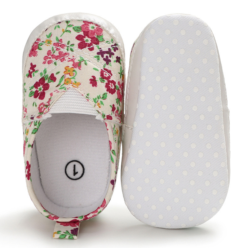 Promotional Fashion Designer 1year Baby Toddlers Girls Polka Dot Shoes for Casual Wear