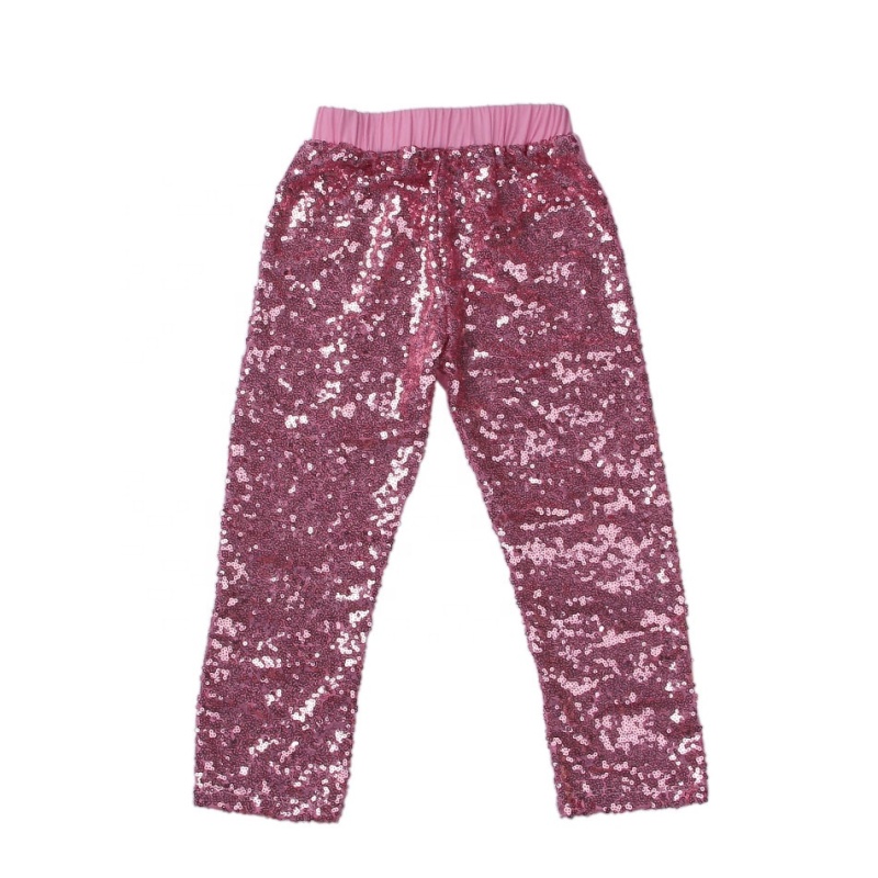 Latest Fashion Pants Baby Girls Boys Silver Sequin Pants