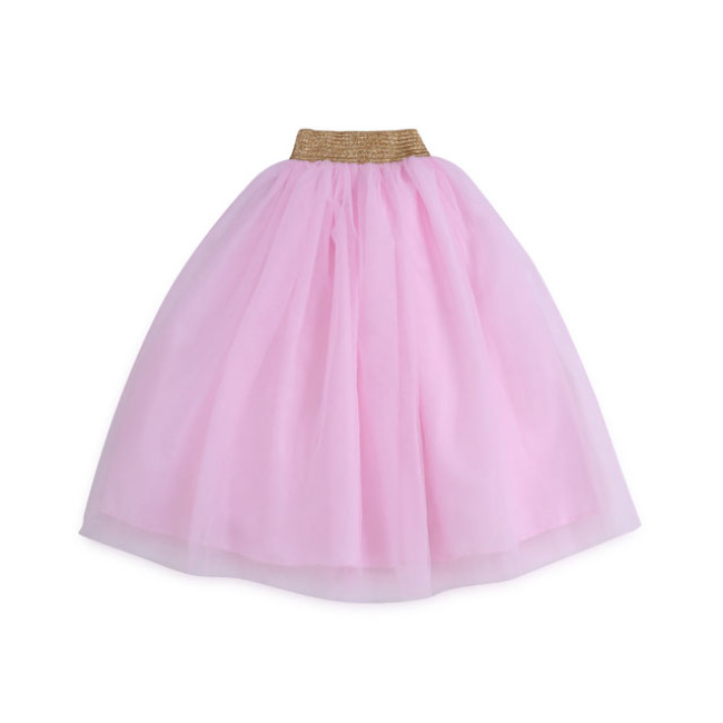 Fancy baby girl tutu tulle dance dress multi color long maxi skirt