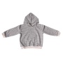 Unisex Baby Striped Pullover Hoodie Baby Hooded Jacket