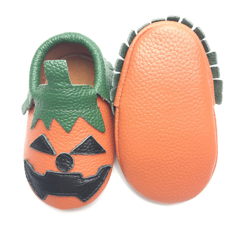 Halloween Pumpkin Cute Toddler Baby Girl Shoes