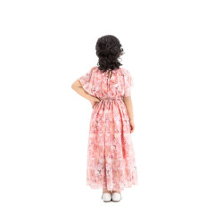 Wholesale Children Clothes Elegant White Long Sleeve Lace Ruffles Baby Girl Dress