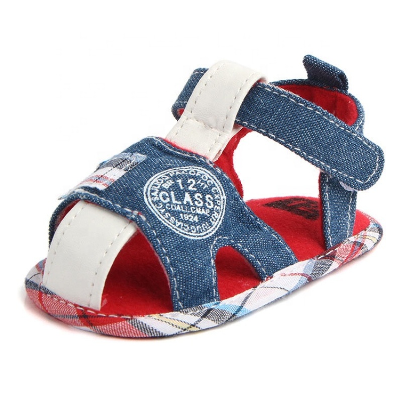 Manufacturer supply cute baby boy infant shoes cotton sandals