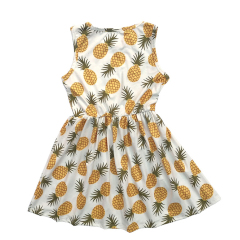 Wholesale Toddler's Sleeveless Girl Dress For Summer 