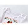 Factory thanksgiving day baby clothing headband cartoon embroidery dress infants clothes sets