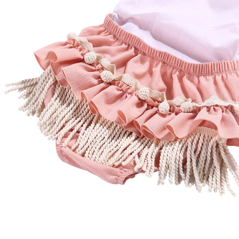 morden comfortable exquisite  baby fringe romper
