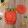 2021 sleeveless cute baby cartoon custom halloween pumpkins costume