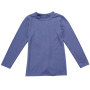 Hot Sale Boutique Wholesale Cotton Girls Blue   Long Sleeve T Shirt  Kids Clothing For Girl