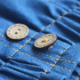 Wholesale Fall Kids Girl Denim Pants Plaid  Blouse Top 2 pcs Clothing Set