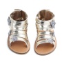 Wholesale bling sequins  infant girl shoes ankle-wrap sandals