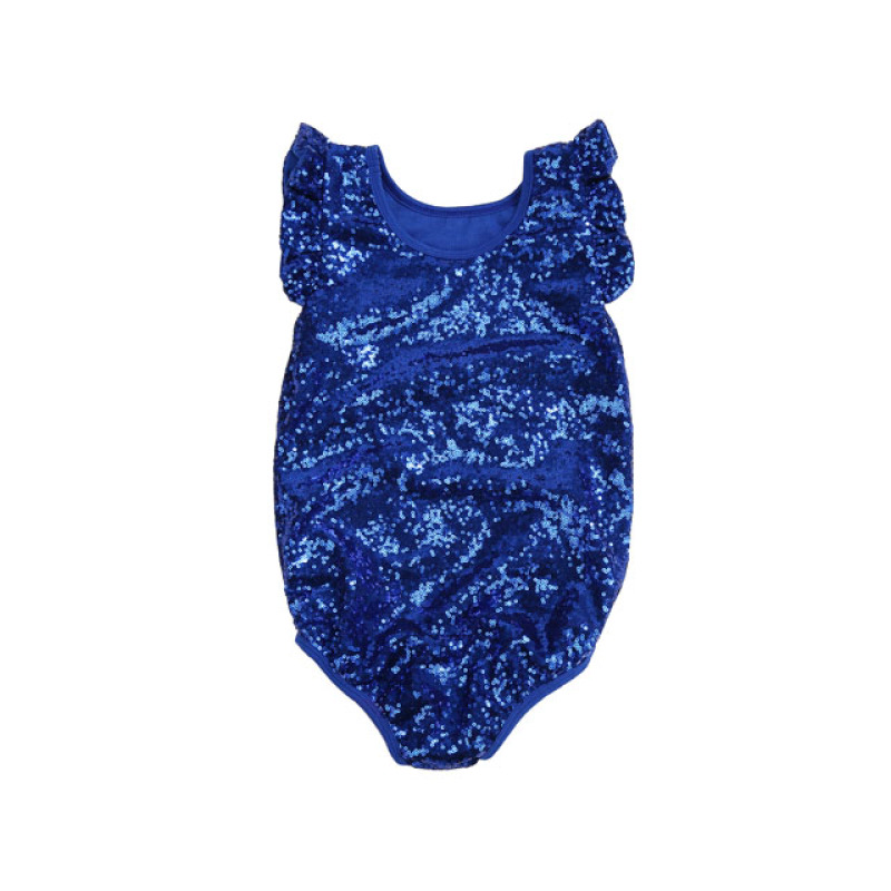2-5 Years Baby Girls Romper clothes wholesale cotton sleeveless baby sequin romper