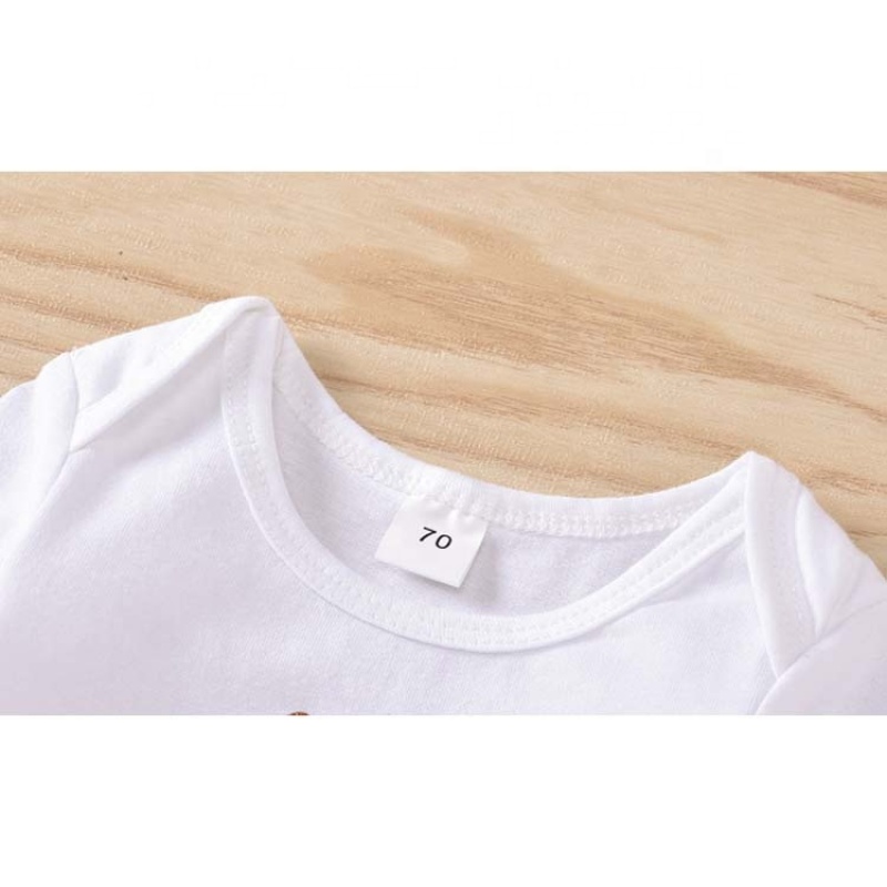 Thanksgiving new design organic baby romper 100% cotton newborn clothes set