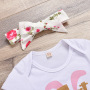 High Quality Stylish Baby Girls Short Long Sleeve Muslin Denim Jean Navy Overalls Rompers Bodysuit For Easter