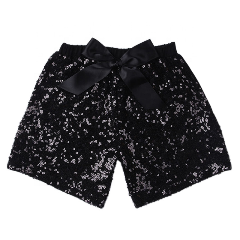 Top sale sequin short pants for toddler girl summer wear girls sparkle shorts
