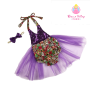 Lovely baby tutu skirt hot sale princess baby lace romper boutique baby short dress romper