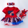 4th of July 3pcs set baby clothes RTS stock