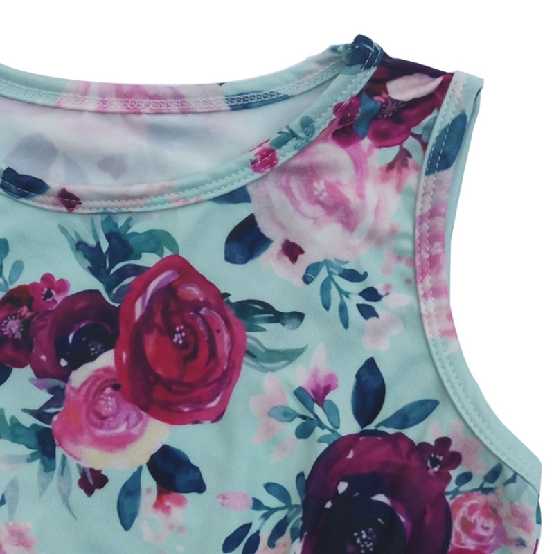 Wholesale One Piece Sleeveless Boutique Dresses For Girls