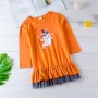 Factory halloween sequins stylish cartoon ruffles long flared pants costume kid