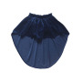 2020 new arrivals swallow tail kids clothing autumn pink velour irregular baby girl skirt