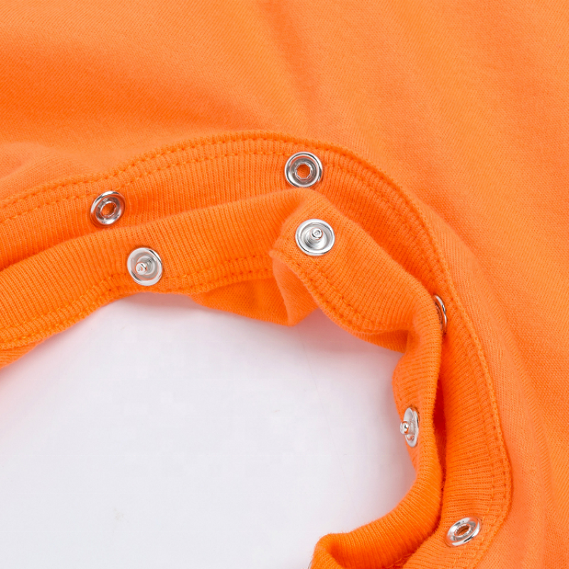 2021 halloween cute embroidered pumpkin jumpsuit baby custom clothes