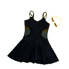 2021 designer lace up long sleeve black one piece swimwear swimsuit