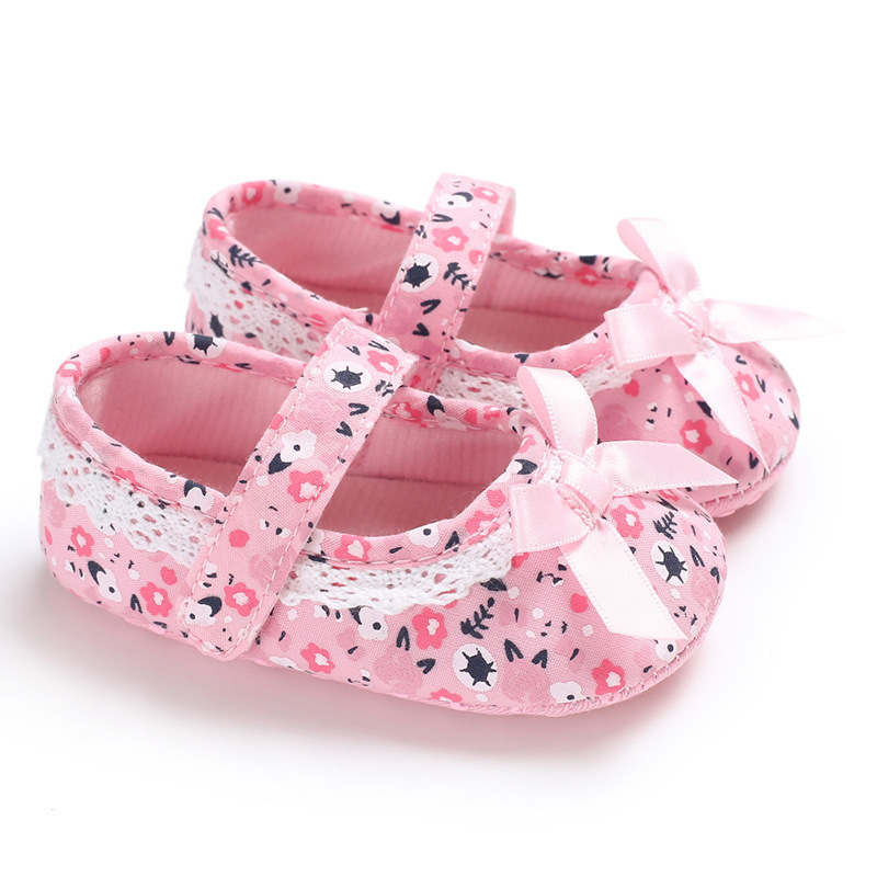 Promotional Casual Wear Beautiful Baby Newborn Girls Shoes for Sale